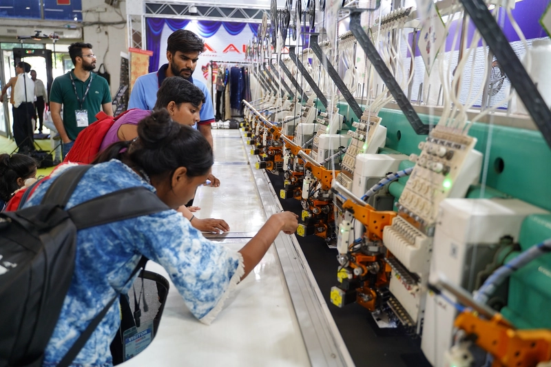 Trade show Gartex Texprocess India